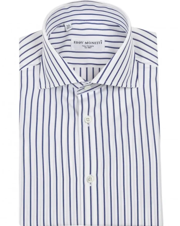 CAMICIA A RIGHE IN COTONE | Eddy Monetti Outlet