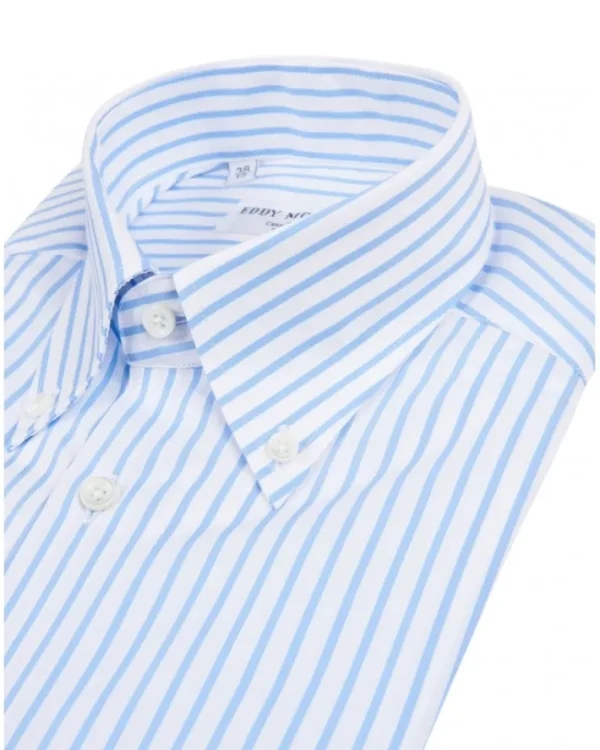 CAMICIA BUTTON DOWN BASTONCINO | Eddy Monetti New