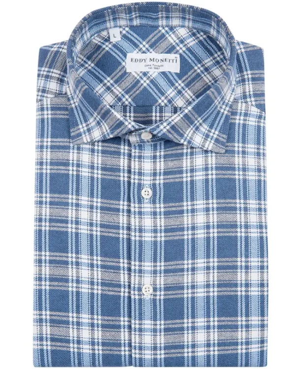 CAMICIA CHECK IN FLANELLA | Eddy Monetti Hot