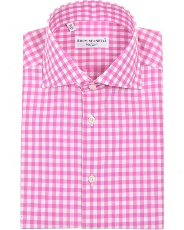 CAMICIA IN COTONE A QUADRI | Eddy Monetti Fashion
