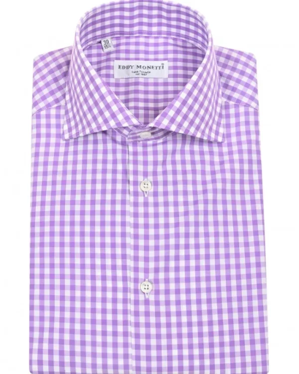 CAMICIA IN COTONE A QUADRI | Eddy Monetti Hot