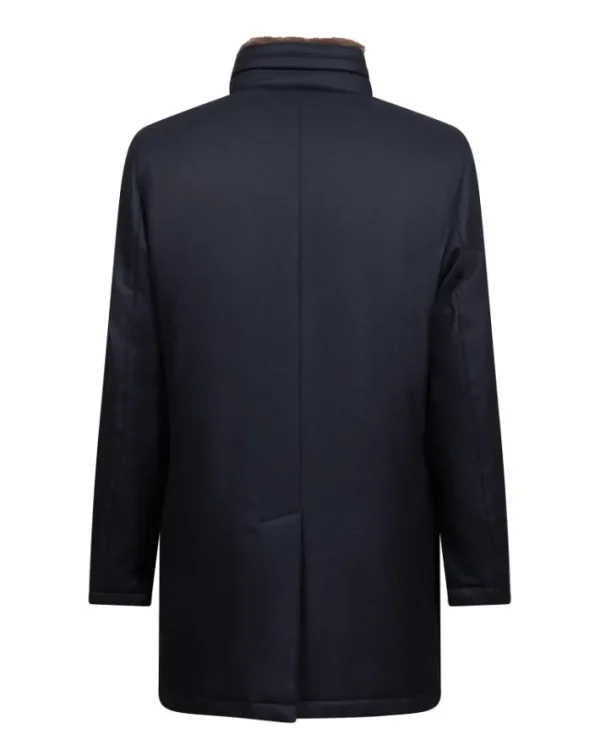 CAPPOTTO IN LANA & CASHMERE INT. PELLICCIA | Eddy Monetti New