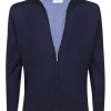 FULL ZIP REVERSIBILE CASHMERE & SETA | Eddy Monetti Outlet