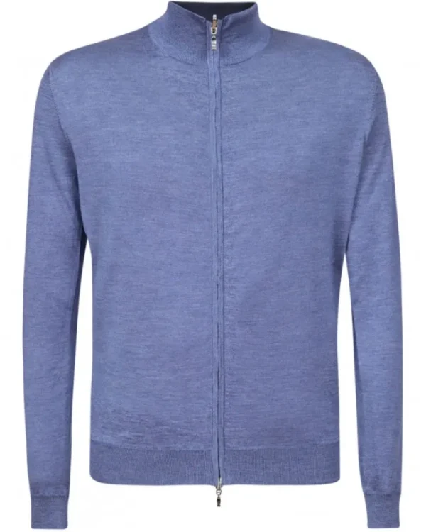 FULL ZIP REVERSIBILE CASHMERE & SETA | Eddy Monetti Outlet