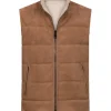 GILET REVERSIBILE IN SUEDE & CASHMERE | Eddy Monetti Online