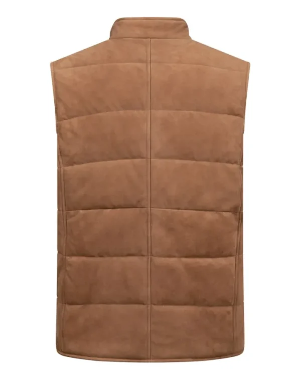 GILET REVERSIBILE IN SUEDE & CASHMERE | Eddy Monetti Online