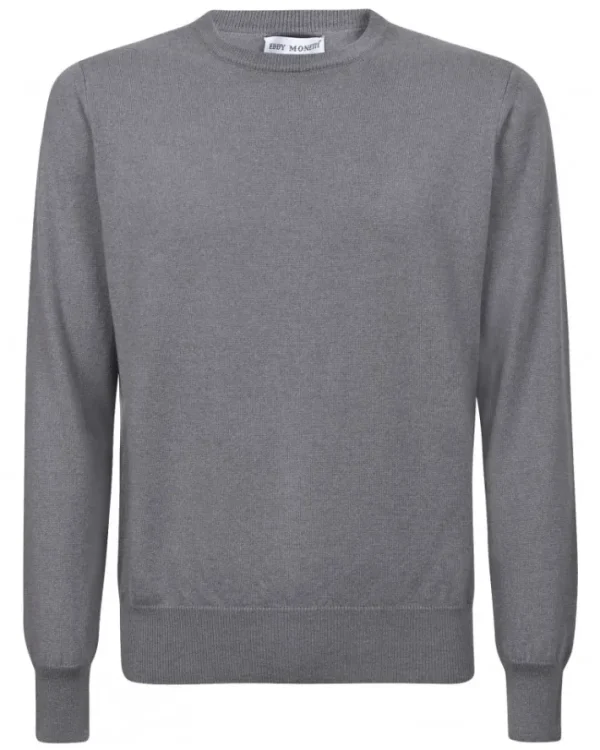 PULLOVER GIROCOLLO IN CASHMERE | Eddy Monetti Outlet
