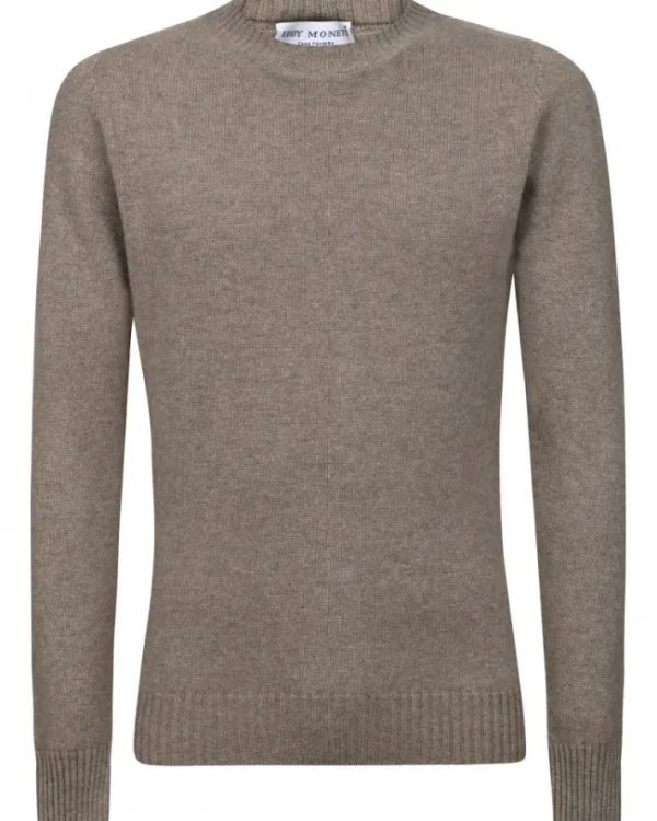 PULLOVER GIROCOLLO IN CASHMERE | Eddy Monetti Sale