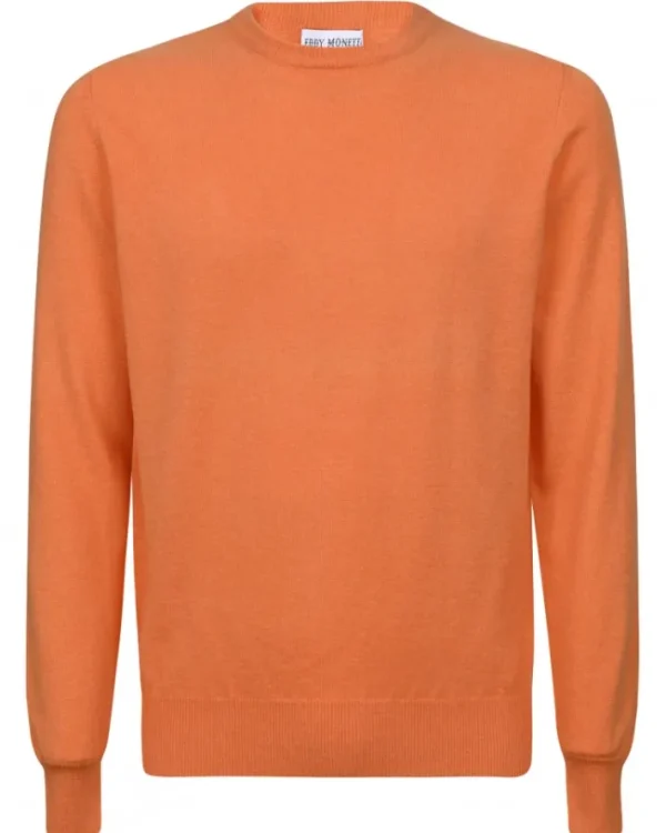 PULLOVER GIROCOLLO IN CASHMERE | Eddy Monetti Discount