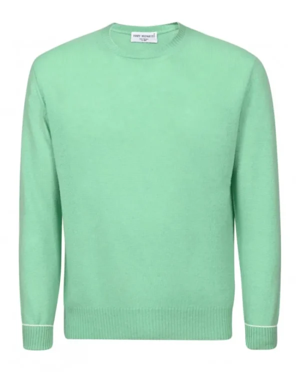 PULLOVER GIROCOLLO IN CASHMERE | Eddy Monetti Fashion
